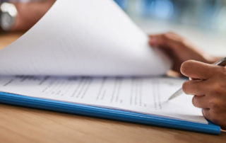 Stack of Papers for PPP Loan Process