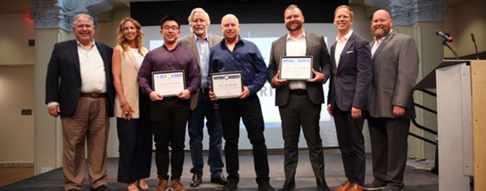 Riverside County Fast Pitch Winners and Judges Pictured